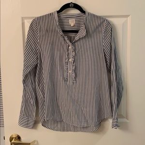 Blue and White stripped top